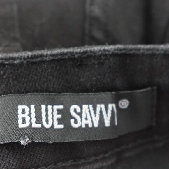 Blue Savvy Womens Black Jean Shorts Size 32 - Picture 5 of 7